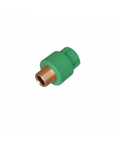 Giunto fil. maschio d.25x3/4" green