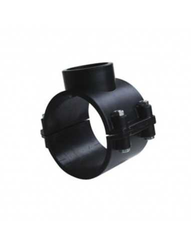 Presa a staffa d 25x3/4" per tubo PE - PVC Q-2