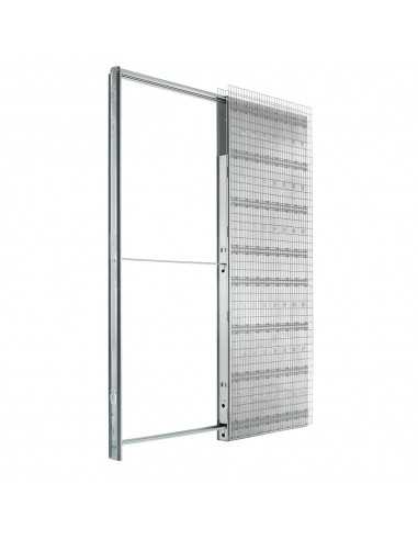 ECLISSE UNICO 900X2100 SP 108 LAM. ZINC. PER INTONACO CON ACCESSORI