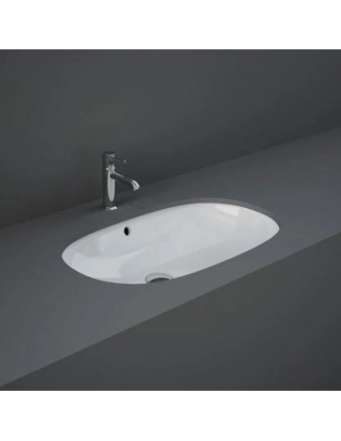 LAVABO VARIANT SOTTOPIANO OVALE ALLUNGATO L 665X425X170 60X36 CM