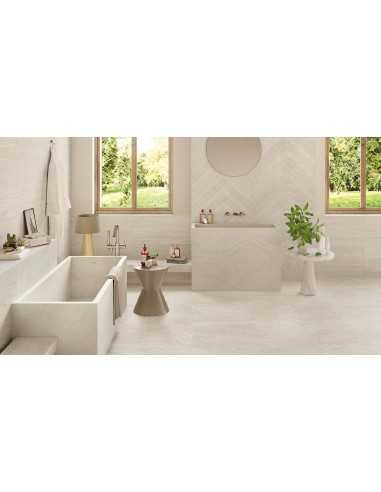 Unique Travertine Cream Minimal 60x120 mq/sc 1.44 Travertino